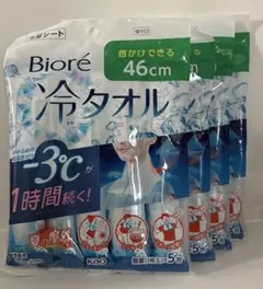Biore 冷タオル 46cm 5枚入り×4個セットのサムネイル