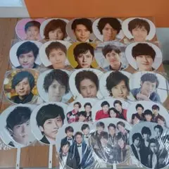 Jr.時代有 二宮和也 嵐 うちわ まとめ売り　※ばら売り不可