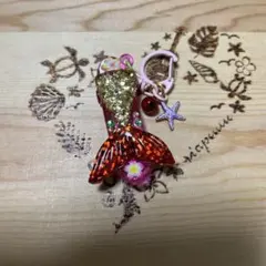 ハンドメイド　スケボーキーホルダー　夏54