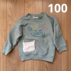 BEAMS mini 長袖トレーナー 100cm