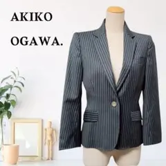 zB847【L】AKIKO OGAWA. プリンセスライン テーラードジャケット