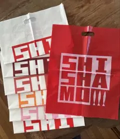 SHISHAMO ロゴ入りショップ袋　6色7枚セット