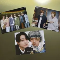 Myojo2025年3月号 那須岩﨑猪狩作間7MEN侍厚紙カード 切り抜き