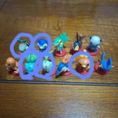 チョコエッグ　ポケモン　旅立ちの3匹　5個