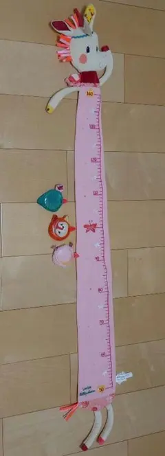 リリピュションウォールメジャー 身長計未使用だがフレーム一つ傷 赤ちゃんの城靴下