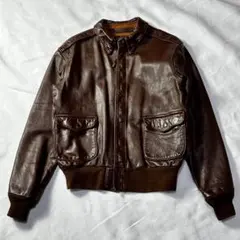 【馬革 数量限定 USA製】アヴィレックス A-2 フライト レザー ジャケット