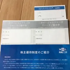 商船三井　株主優待①のサムネイル