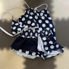 水玉模様 セパレート水着 ビキニ