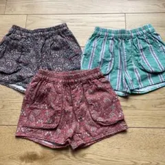 子供服 キッズ 110cm マーキーズ ショートパンツ 3枚セット 総柄