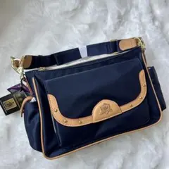 【新品未使用】 KinlochAnderson ネイビーショルダーバッグ