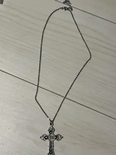 クロスモチーフ ネックレス ブラック
