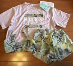 最終価格‼️新品未使用タグ付き　ロキシー　ラッシュガード　水着3点セット‼️