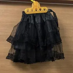 パニエ　黒　マザウェイズ　 女の子　110から150 調節可能