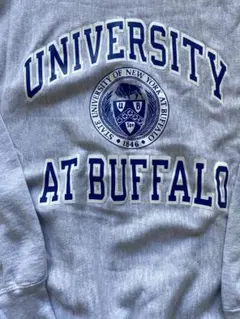 90s チャンピオン リバースウィーブ USA製 三段プリント バッファロー大学