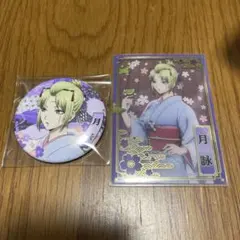 銀魂 缶バッジ 鶯 クリアカード 月詠