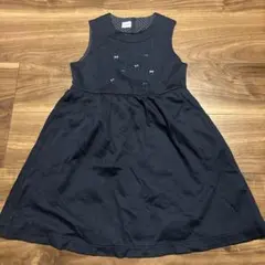 ファミリア♡ワンピース　120 ネイビー　お受験　フォーマル　卒業式　入学式