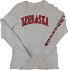 Champion NEBRASKA 長袖Tシャツ L