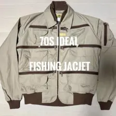 70s idealフィッシングジャケットブルゾン