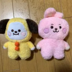 BT21 CHIMMY COOKY ぬいぐるみ マスコット 2点セット たっとん
