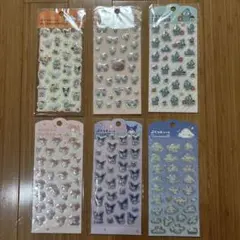 ぷくっとシール６枚セット