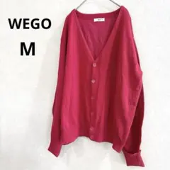 WEGO ウィゴー　カーディガン　長袖　ピンク　無地　Mサイズのサムネイル