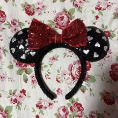 ディズニー スパンコールカチューシャ　ミニー