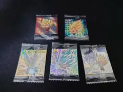 ドラゴンボール 超戦士 ウエハース シール 5枚セット