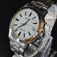 美品 SEIKO セイコー 腕時計 デイト 7B52‐0AF0 可動 ソーラー SEIKO セイコー 電波ソーラー 腕時計 7B52-0AF0 - 中古腕時計