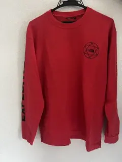 THE NORTH FACE 長袖Tシャツ レッド
