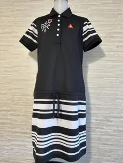 ルコックワンピース 黒 ゴルフウェア le coq sportif