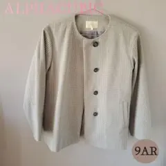 ALPHACUBIC アルファーキュービック ショートコート ライトグレー 9号