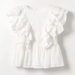 LOULOU WILLOUGHBY エンジェルスリーブレースブラウスのサムネイル