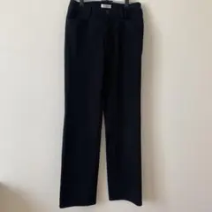 B3 ブラック ストレートストレッチパンツ　30 ウエスト60〜63