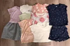 西松屋 Tシャツ ワンピース セットアップ 8点セット 80cm