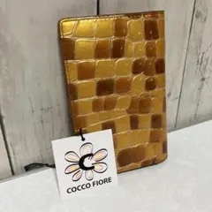 COCCO FIORE カードケース クロコ型押し