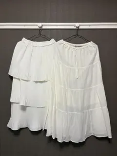 白ロングスカート　まとめ売り