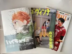 ハイキューcomplete illustration book 画集 雑誌付き