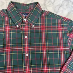 ラルフローレン Ralph Lauren グリーン チェックシャツ