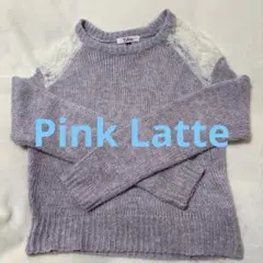 Pink Latte Mサイズ　165センチ　ラベンダー ニットセーター