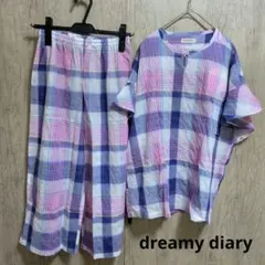 dreamy diary　チェック柄 パジャマ 上下セットのサムネイル