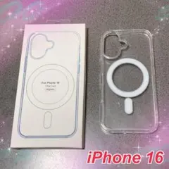 ⭐️新品 MagSafe対応 iPhone16 クリアケース マグセーフ