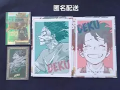 ヒロアカ　原画展　箔押しクリア　ワンシーン　入場特典　カードセット　緑谷出久
