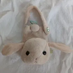 ウサギ　ぬいぐるみポーチ　ミニバッグ　平成女児