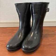 HUNTER ブラックショートレインブーツ