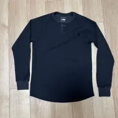 THE NORTH FACE ブラック長袖ワッフルカットソー