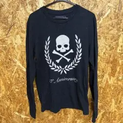 HYDROGEN 10周年記念 ネップ入りロングスリーブTシャツ M ブラック