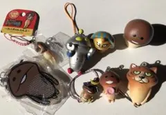 なめこ　ご当地キーホルダー　指人形　フィギュア8個セット