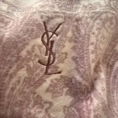YVES SAINT LAURENT タオルケット ペイズリー柄のサムネイル