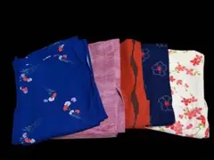 まとめ売り　ウール 着物5点　着用感ないが難ありのサムネイル