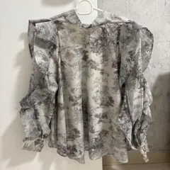 SNIDEL スナイデル オーガンジーシースルーブラウス